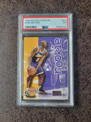 KOBE BRYANT 1996 SKYBOX PREMIUM RC PSA 7