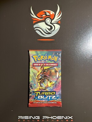 Rising Phoenix Pokemon - Turboblitz Booster Pack Sealed 2015 Nintendo Ita #2364