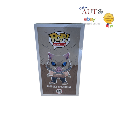 Funko Pop! Demon Slayer Inosuke Flocked LACC 2023 #870 Chalice Exclusive - Picture 2 of 6