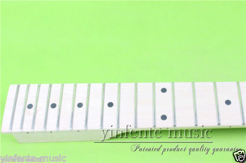 Reverse Ahorn E-Gitarrenhals 22 Bund Sicherungsmutter Gitarre Ersatzhälse - Bild 4 von 4