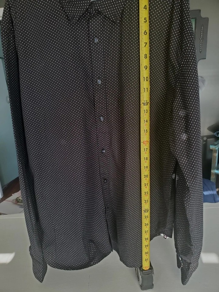 Denim & Flower Black Poka Dot Long Sleeve Shirt eBay