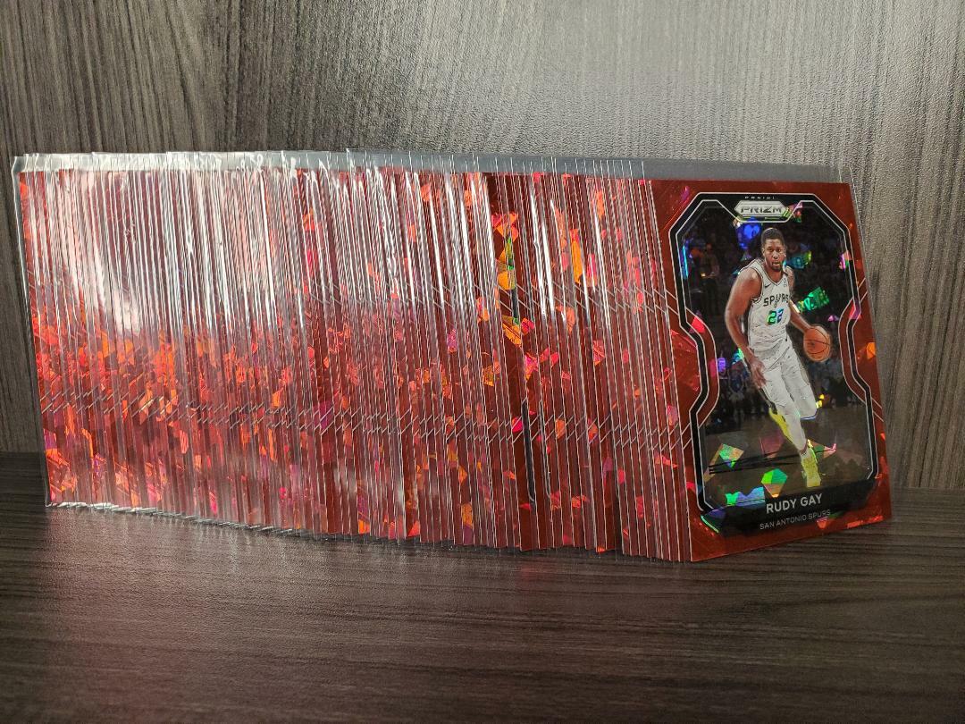 2020-21 Prizm Basketball RED CRACKED ICE You Pick COMPLETE YOUR SET! BUY 3 GET 1