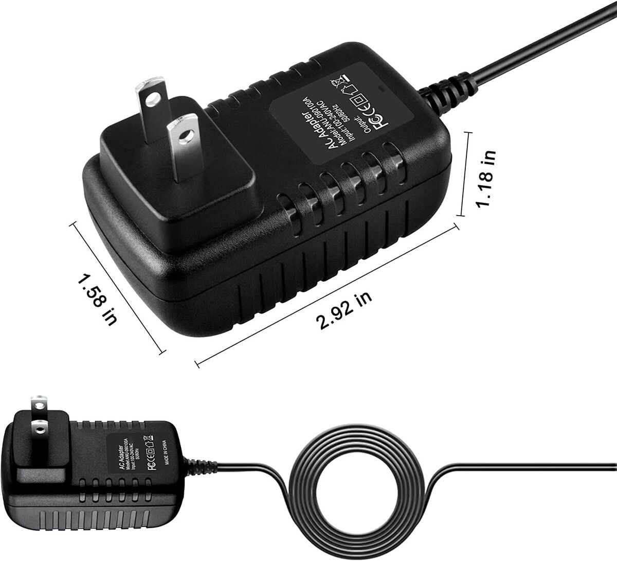 Dc To Ac Adapteruniversal 12v Dc Power Supply Adapter 1a-8a, 220v