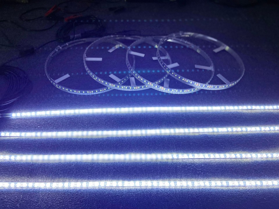 Truck LED Underbody Light 4pcs White LED Wheel Lights &4pcs LED