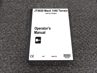 Ditch Witch JT4020 Mach 1 AT T2 Engine Directional Drill Operator Manual 054-082