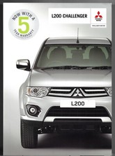 Mitsubishi L200 Challenger Pick-Up 2014-15 UK Market Foldout Sales Brochure