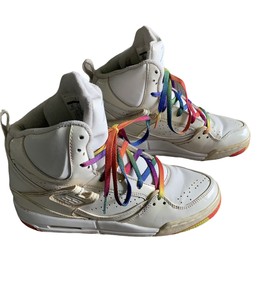 Nike Air Jordan Flight Arco Iris alta Top zapatos tenis niños jóvenes  tamaño 6Y de la Juventud | eBay