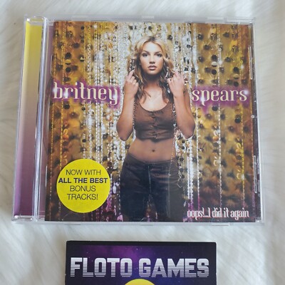 MUSICAL CD: Britney Spears - Oops I Did It Again + Bonus - POP - Floto Games