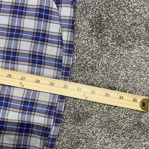 Bonobos Men's Slim Fit Long Sleeve Button Down Casual Shirt Plaid Blue Size M - Picture 7 of 10