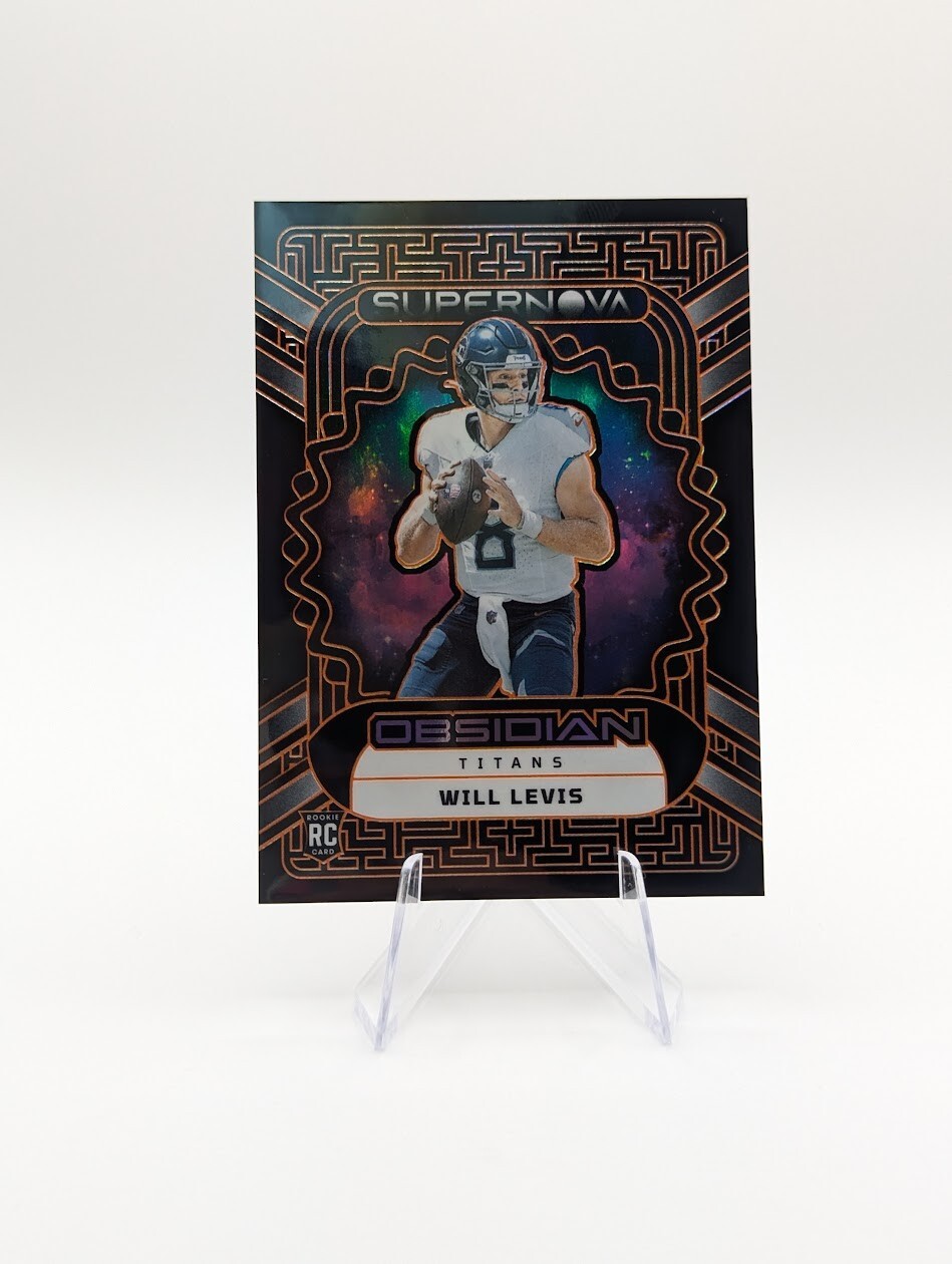 Will Levis 2023 Panini Obsidian RC Supernova Electric Etch Orange SP /65 #4