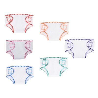 6PCS Doll Underwear 18 Inch Baby Doll Toy Bag for Baby Dolls