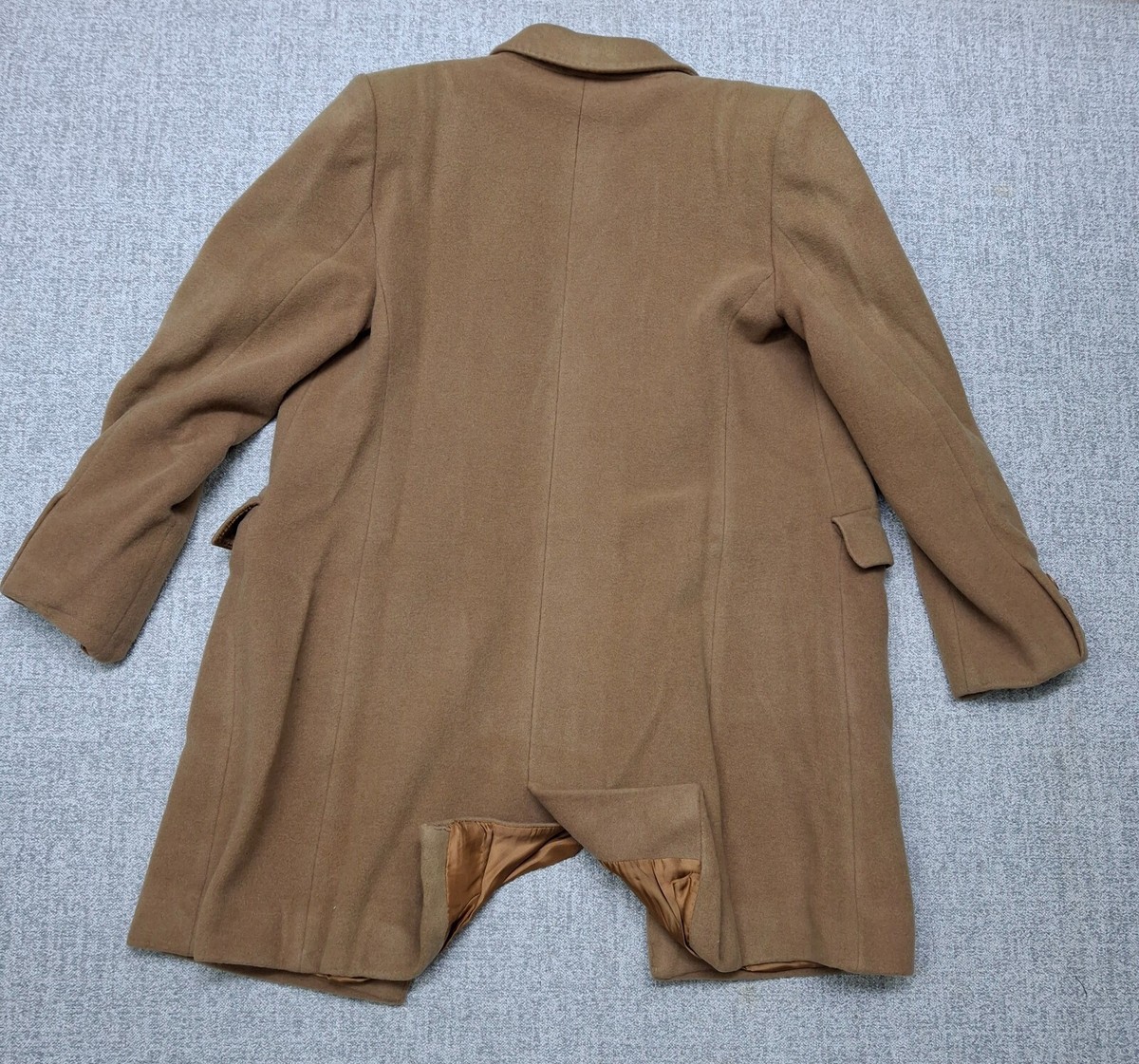 Burberry London TRENCH Coat WINTER VIRGIN Wool Women's Brown size