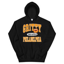 Gritty Things Happen in Philadelphia Flyers Philly Hockey Mascot Unisex Hoodie