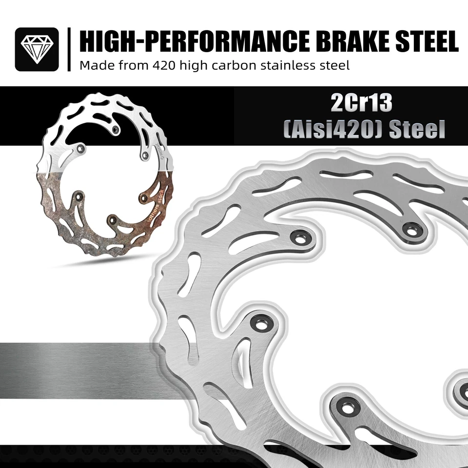 Front Rear Brake Disc Rotors For KTM 125 250 300 350 450 EXC XC XCW XCF SXF SX — 第 4/4 张图片