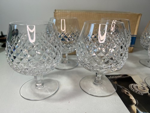 Waterford Crystal Alana Brandy Snifter Glass 5 1/8" Set of 6 - Picture 8 of 20
