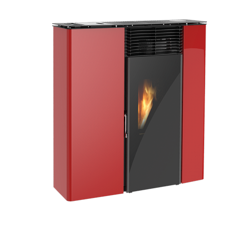Stufa a pellet LINCAR modello FLAT 502 VENTILATA - invia mail per sconto - Foto 4 di 4