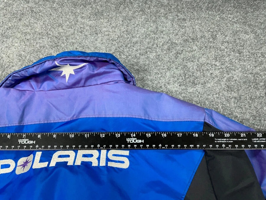 VTG 90s Polaris Blue Iridescent Purple Zip Jacket Women's Large Insulated USA  - Image 4 of 4
