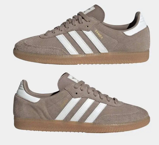 adidas Originals Samba OG Khaki Brown Size 5 US Brand New HP7903