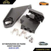 Halter Klemmen Reparatur Scheinwerfer Links Nuckel Audi A3 8P -