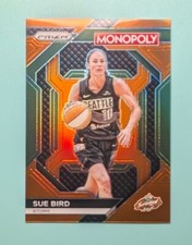 2024 Panini WNBA Prizm Monopoly SUE BIRD Orange Prizm #'d 124/124 ! - Storm HOF