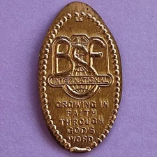 BSF INTERNATIONAL Growing In Faith Through Gods Word  Elongated Copper Penny