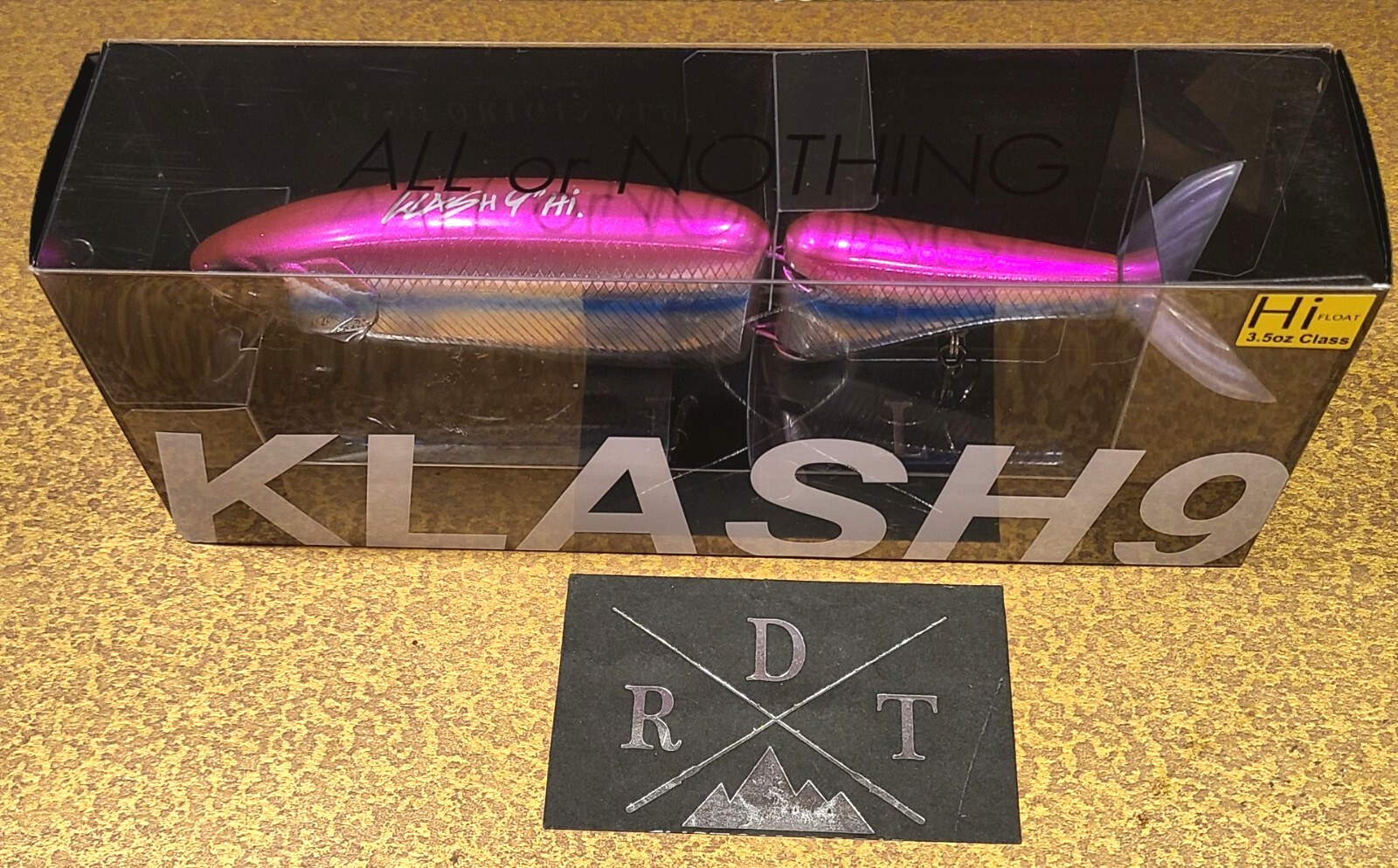 DRT Klash 9 HI Floating "FLASH PINK" SwimBait 3.5 oz FREE SHIP - Image 3