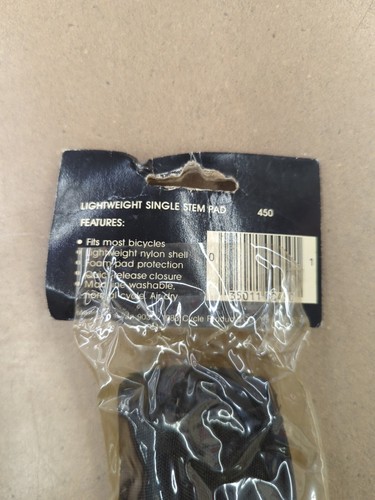 New Old Stock 1983 Team Cycle Single Stem BMX Pad - Ashtabula - Old School Black - Picture 6 of 6