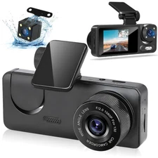 HD 1080P WIFI Car DVR Camera Dash Cam Front/Rear/Inside Video Recorder G-Sensor
