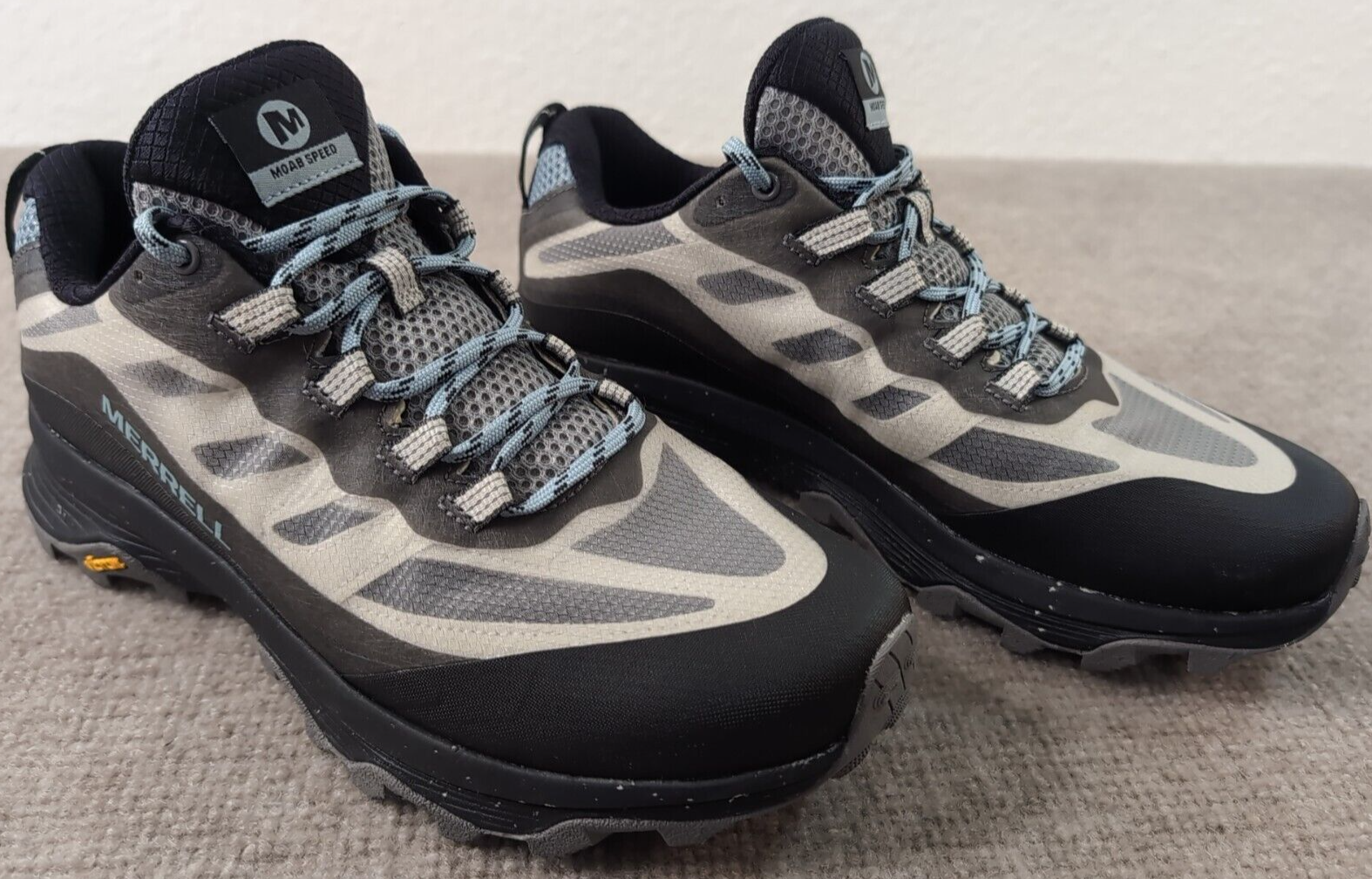 Scarpe da corsa MERRELL da donna taglia 9 5 Moab Speed antracite altitudine trail escursionismo