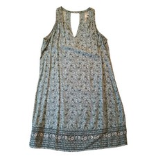 Old Navy Sleeveless Dress Size S Womens Blue Floral Sheath Halter Cottagecore