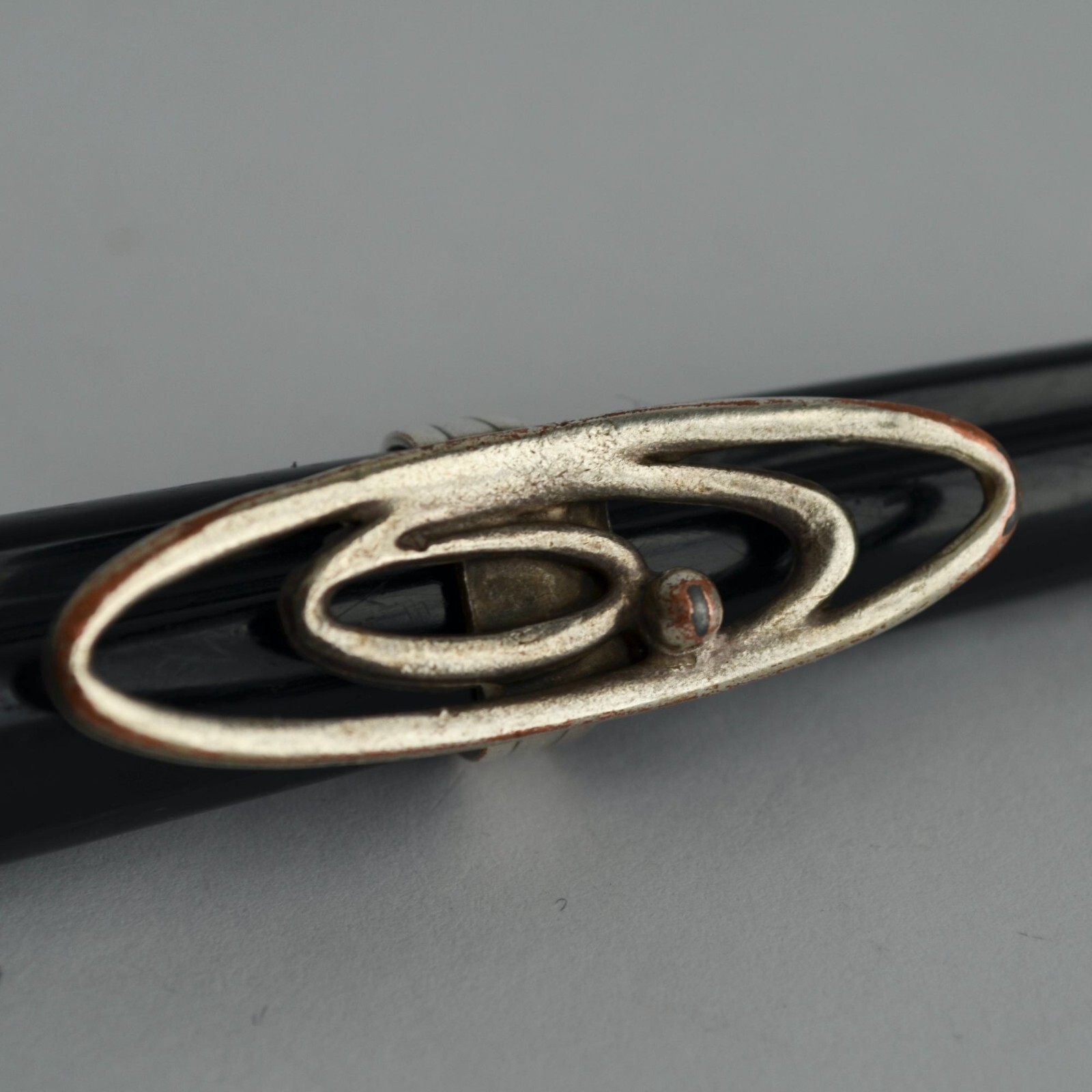 Silver Adjustable Vintage Long Ring - image 1