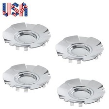 4 Pieces Chrome Wheel Center Cap Fits For 2007 Chevrolet Silverado Classic Style