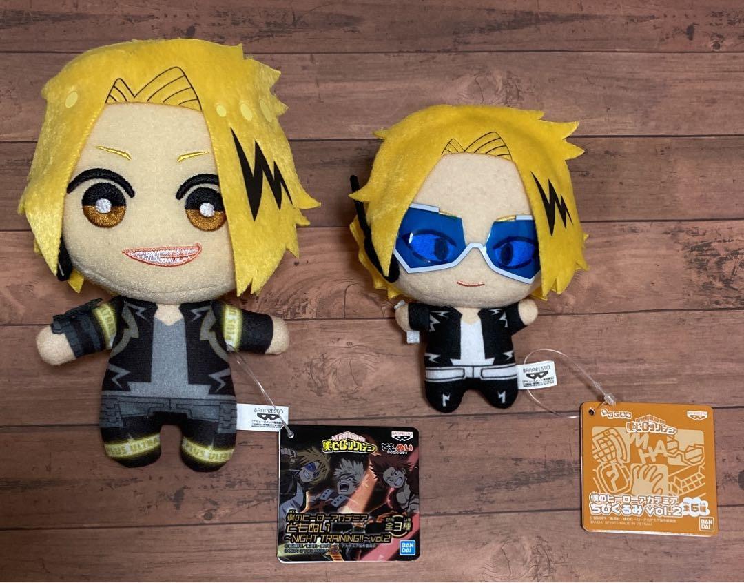 My Hero Academia Plush Chibigurumi Tomonui Set Kaminari Denki New