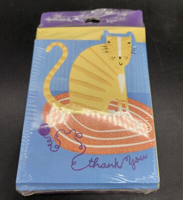Hallmark Cards Thank You Notes Blank Cards and Envelopes 10 Count NOS Vintage 