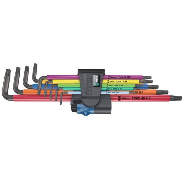 Wera WinkelschlüSselsatz 967/9 Tx Xl Multicolour Hf 1 Schraubendreher Torx-image