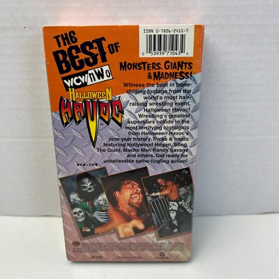 WCW/nWo The Best Of Halloween Havoc VHS Tape New Sealed