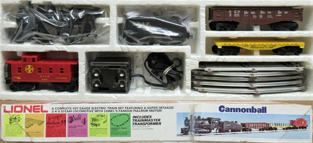 lionel cannonball train set value