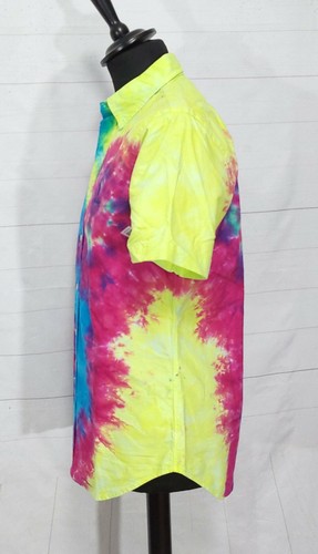 ⭐ mens Polo Ralph Lauren Laguna Custom fit tie dye SS summer shirt size M 38" - Picture 9 of 12