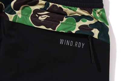 サイズ：L ADIDAS GOLF アディダスゴルフ ×A BATHING APE WIND.RDY IQ3681 ソフトシェル ジョガーパンツ カモフラ柄 ブラック系 [240101442877] ゴルフウェア メンズ ストスト adidas x A Bathing Ape WIND.RDY Jacket 'Black' IQ3679