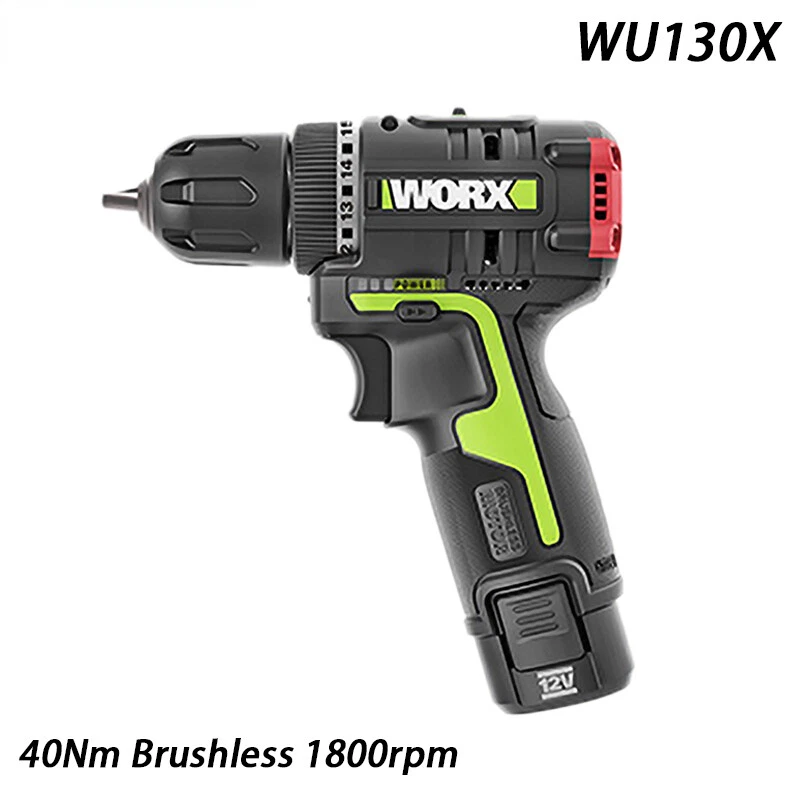 Albany Estacionario temor WU130X Cordless Drill 12V 40Nm Brushless Motor Professional Tool Hand Drill  | eBay