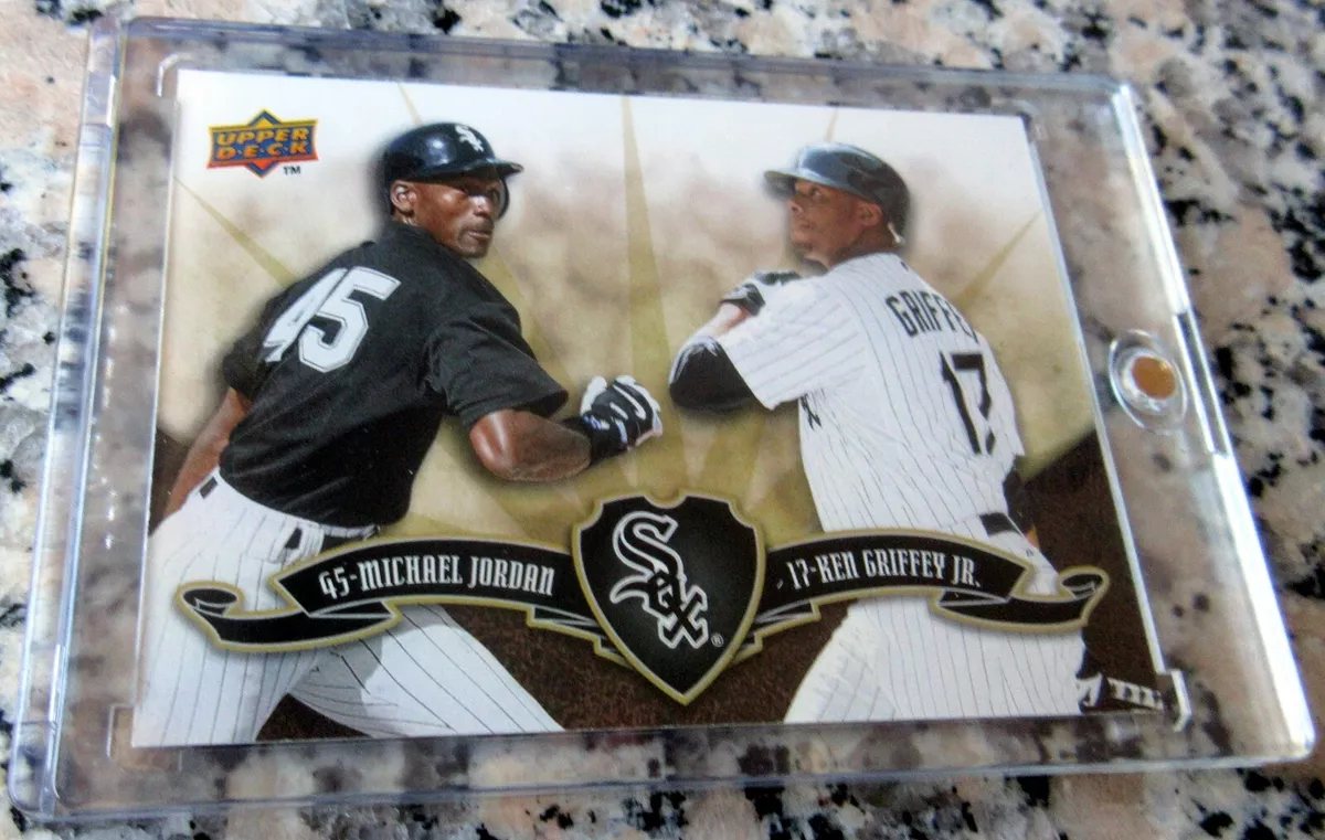 MICHAEL JORDAN KEN GRIFFEY JR. 2009 Upper Deck RARE Dual SP CHICAGO WHITE  SOX $$