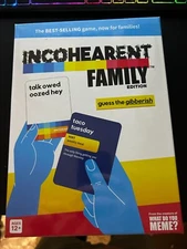 Incohearent Family Edition Where You Compete to Guess The Gibberish  **New**