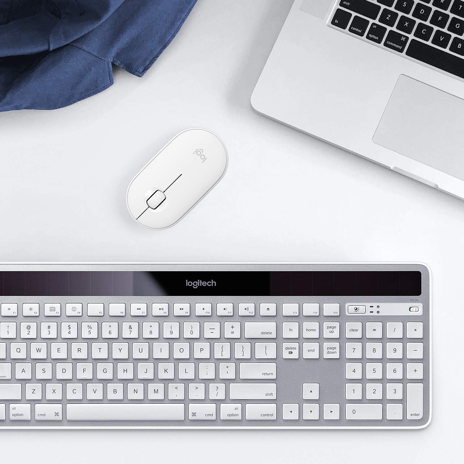 Logitech K750 Wireless Solar Keyboard for Mac Silver