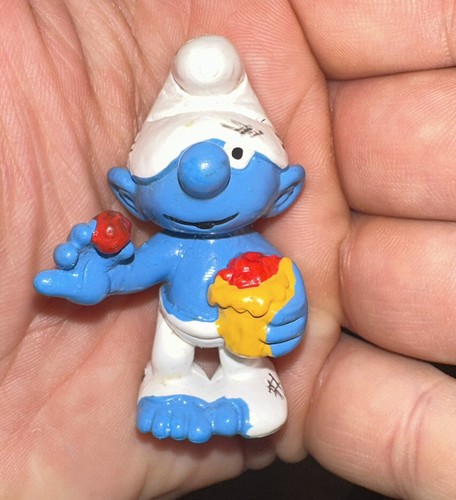 Figurine Schtroumpf Moine Schleich – Rare Et En Excellent état Pour Collection
