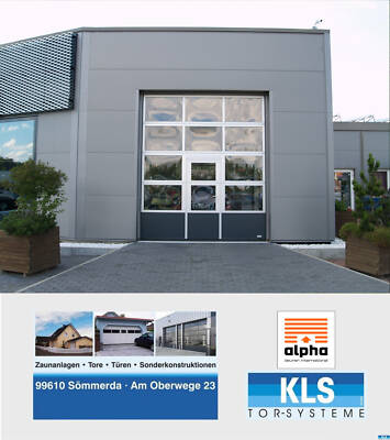 Alpha Industrietor | Hallentor | Garagentor | Antrieb | Schlupftür | ALU40 | RAL