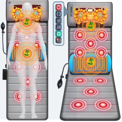 Full Body Neck Back Shoulder Massage Comfier Massage Mat Heated Pad Shiatsu UK - Picture 3 of 12