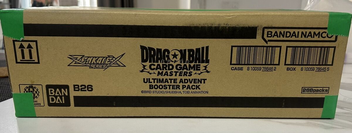 Dragon Ball Super Masters- B26 Ultimate Advent Booster Case Dragon Ball Super Masters- B26 Ultimate Advent Booster Case