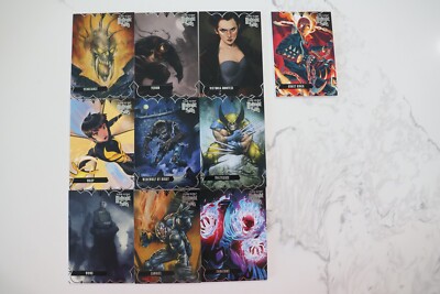 2023 Fleer Marvel Ultra Midnight Sons Complete Base Set #1-100