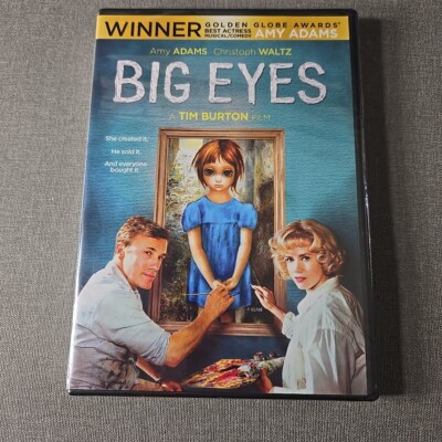 Big Eyes DVD By Tim Burton 2015 Amy Adams Christoph Waltz New Sealed