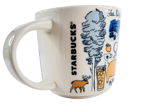 Tazza da caffè Starbucks Been There Series North Carolina 2017 in tutto il mondo 14 oz - Foto 10 di 13
